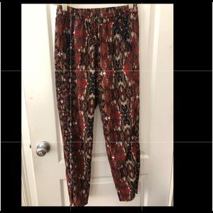 Anthropologie patterned jogger